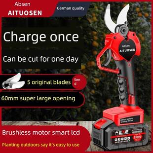 德国进口德国电动剪枝电动修剪剪果树粗枝剪枝可充电无线锂电池园