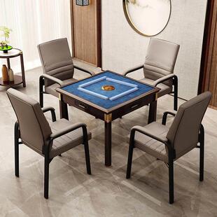 棋牌室专用椅子麻将椅四脚稳固猫抓皮茶楼椅办公椅会议椅弓形简约