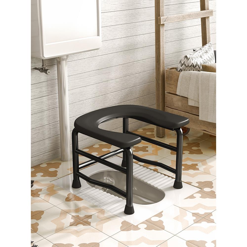 防滑坐便椅家用坐便器加厚老人孕妇马桶蹲便凳老年人蹲厕简易椅子