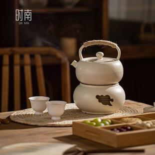 室内加热煮茶壶户外烧水壶温茶壶酒精灯炉子 酒精炉煮茶器家用套装