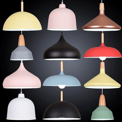 北欧餐厅小吊灯创意个性工业风单头现代简约单个店铺饭店装饰灯罩