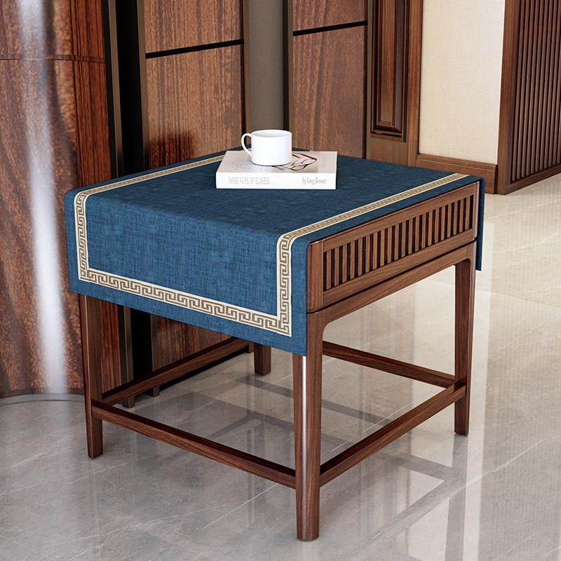 客厅中式实木角几桌布防尘盖巾新中式床头柜垫子长方形简约桌布,居家布艺,桌布,淘宝优惠券,粉丝福利购,淘宝优惠卷