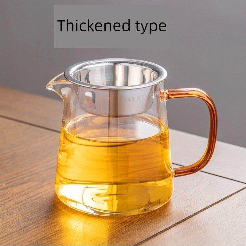 加厚耐热玻璃公平杯茶隔断茶漏集成茶海过滤器男杯功夫茶具高端套