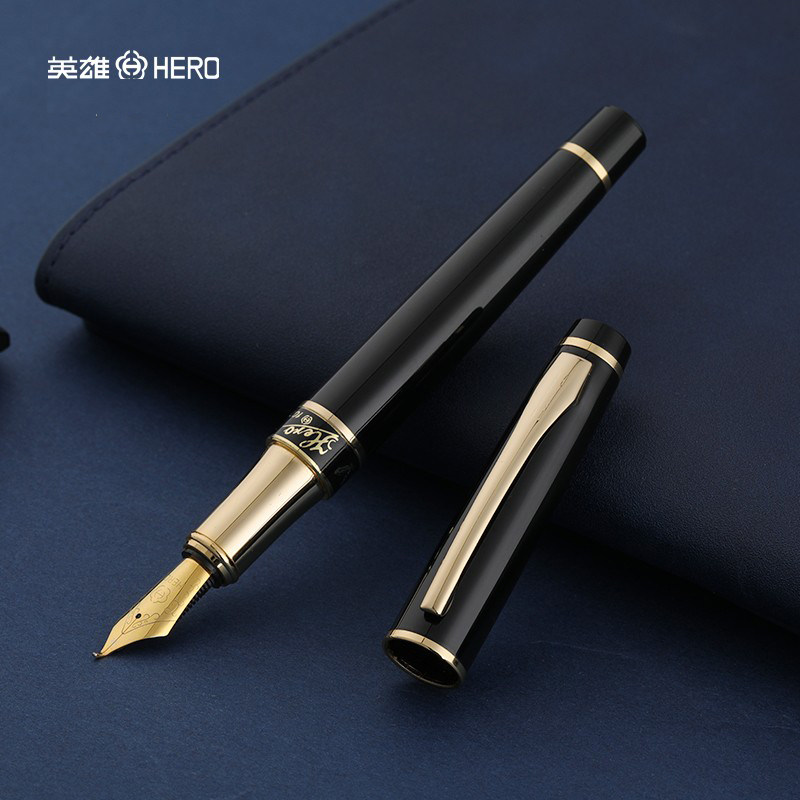 英雄美工笔1021官方正品书法美工笔弯头弯尖钢笔艺术手绘笔成人商务办公练字礼盒装定制logo免费刻字