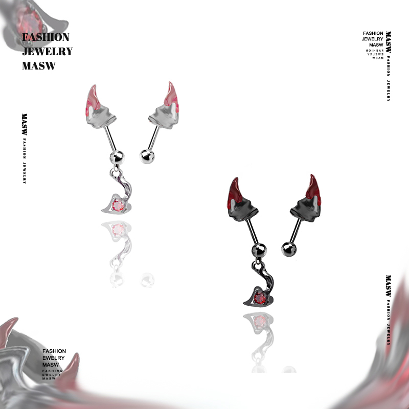 MASW麻秀原创百搭耳软骨耳钉