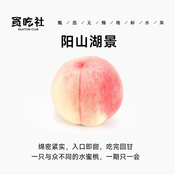 无锡阳山湖景蜜露水蜜桃 正宗现摘新鲜特产7-8两礼盒装当季水果桃