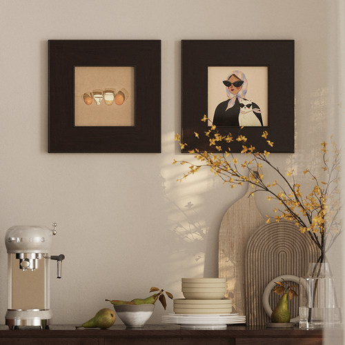 法式复古组合挂画玄关客厅装饰画