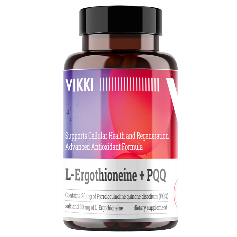 VIKKI德维奇麦角硫因PQQ胶囊原装进口高纯度高含量精华抗时光衰老