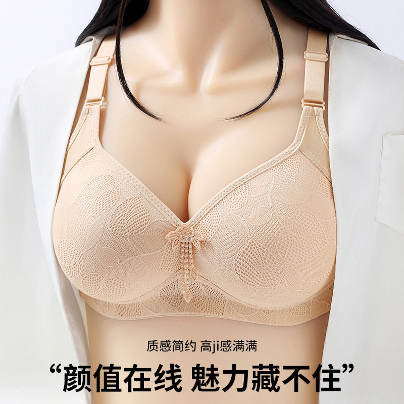 大码女士文胸中老年罩薄