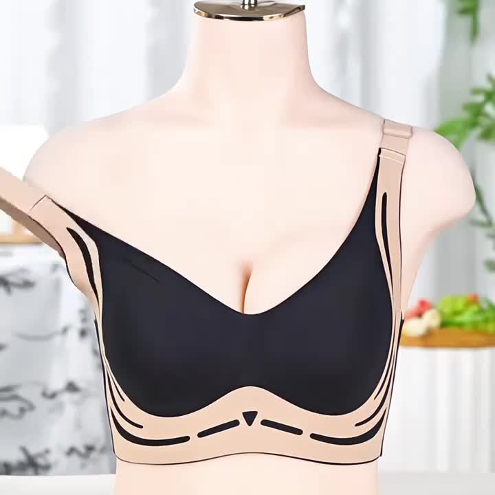 固定杯薄内衣一体式提拉
