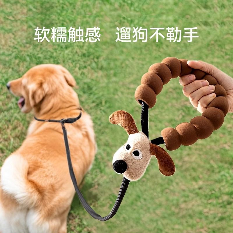 狗狗牵引绳p链遛子中大型