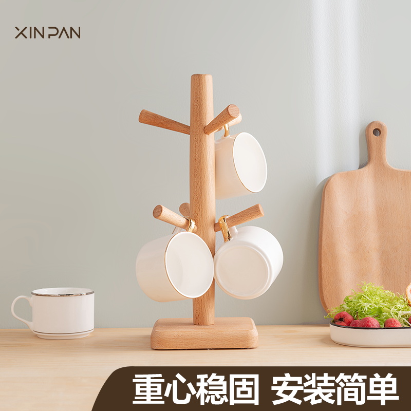 进口榉木杯架不发霉简单方便
