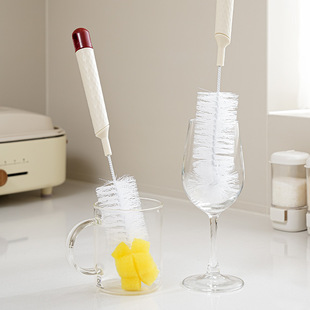 杯刷长柄刷海绵加长洗杯刷奶瓶清洁专用瓶刷子刷杯子神器杯子刷