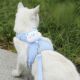Cat Walking Harness for Adjustable Travel Leash Outdoor Soft