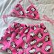 Wome Pajama Kitty Hello Sanrio ladies Piece Kawaii Two Anime