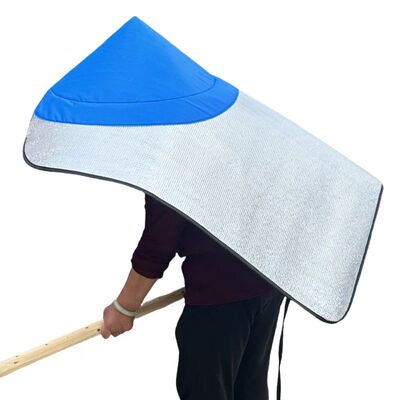 Sun & Rain Protection Hooded Cape - Breathable UV Hat for Fa