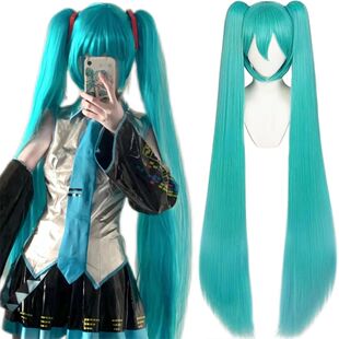 110cm Synthetic Ponytai Long Clips Anime Wig Cosplay Hair