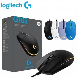 Logitech G102 Mouse USB Wired Gaming Mouse 8000 DPI Rainbow