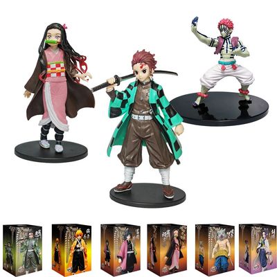 Anime Kamado Tanjirou Nezuko Demon Slayer Figure Action Figu