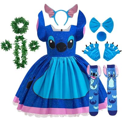 Baby Disney Movie Stitch Role Playing Costume Sets Cartoon C