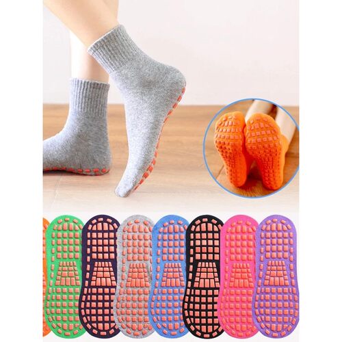 Fall Mid-Calf Bedding Socks Anti-Slip Yoga Socks Early Educa