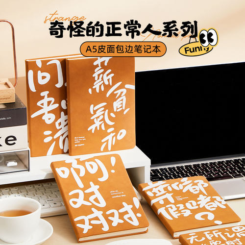 莱恩纸品绒皮面A5笔记本