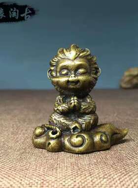 实心黄铜动物鸟类蜘蛛梅花鹿桌面