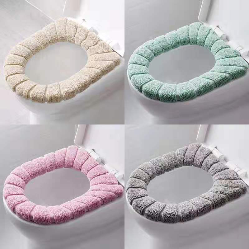 北欧风冬季o型保暖马桶套垫子