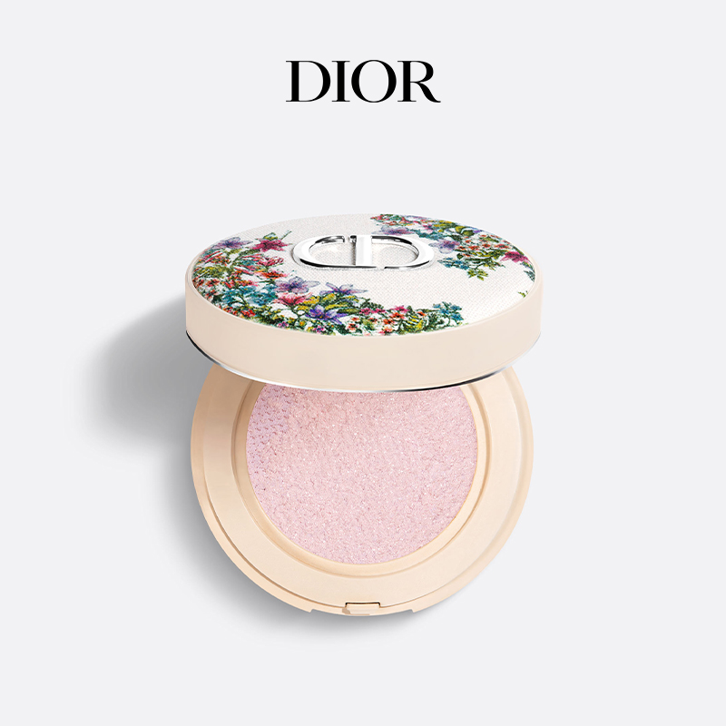 【限量新品】迪奥凝脂恒久锁妆气垫蜜粉花漾闺梦限量版雾感持妆