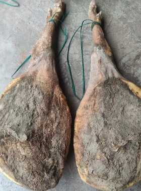 云南特产宣威农家火腿土猪腊肉生吃整只老火腿肉礼盒装风干3年