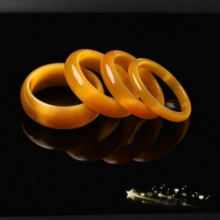 气质金黄色猫眼石手镯水晶饰品 时尚靓丽饰品手镯 四种宽度任选