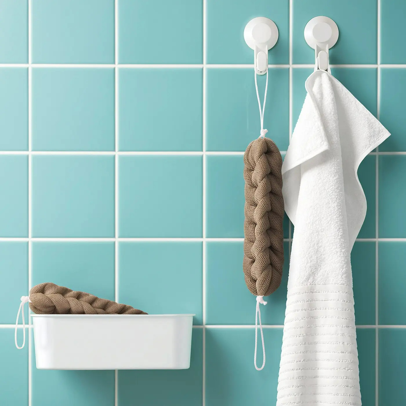 IKEA宜家代购孚拉德林沐浴球28厘米搓澡工具长条形泡沫按摩浴室网