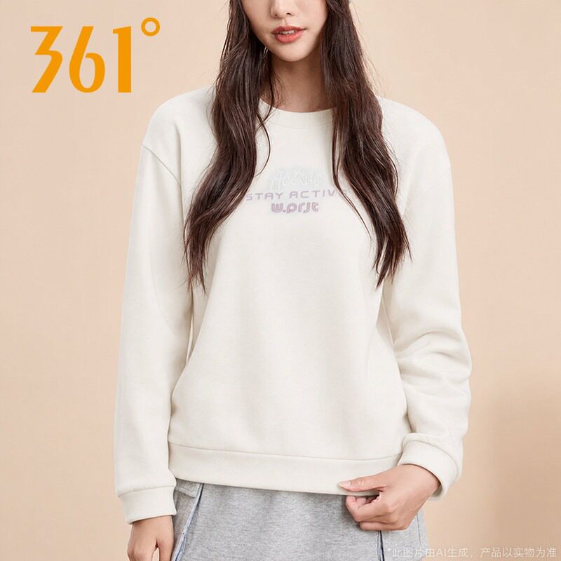 361官方正品运动卫衣女款2026春秋季新款套头衫透气休闲百搭上衣