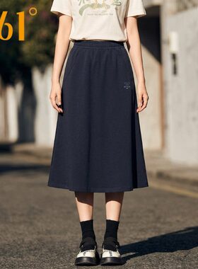 361°官方运动连衣裙女款2026夏季新款中长款宽松休闲百搭裙