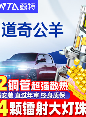 适用04-20款道奇ram公羊1500长角号LED大灯远光近光雾灯车灯灯泡