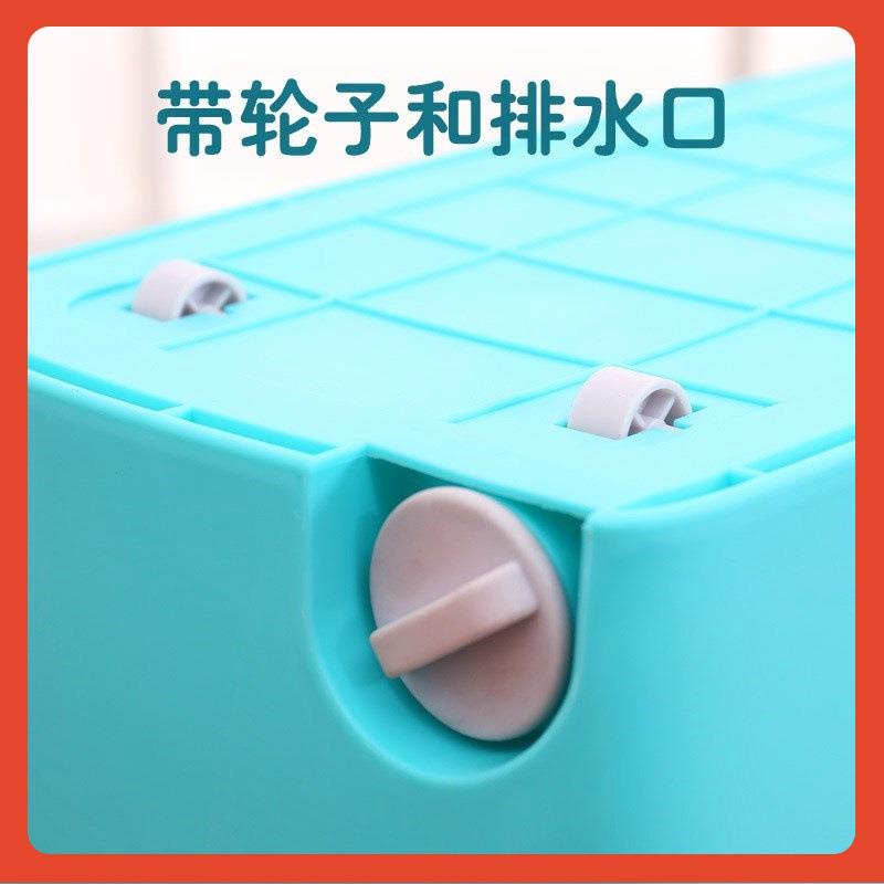 β接水桶带下排水44cm地拖桶大号加厚长方形洗拖把桶挤水桶海绵