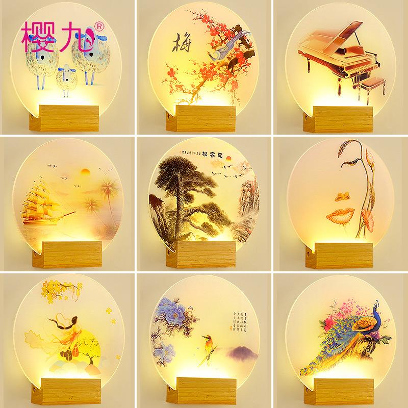 酒店公寓客房间包厢足浴会所led发光门牌号尚华牌成品灯具