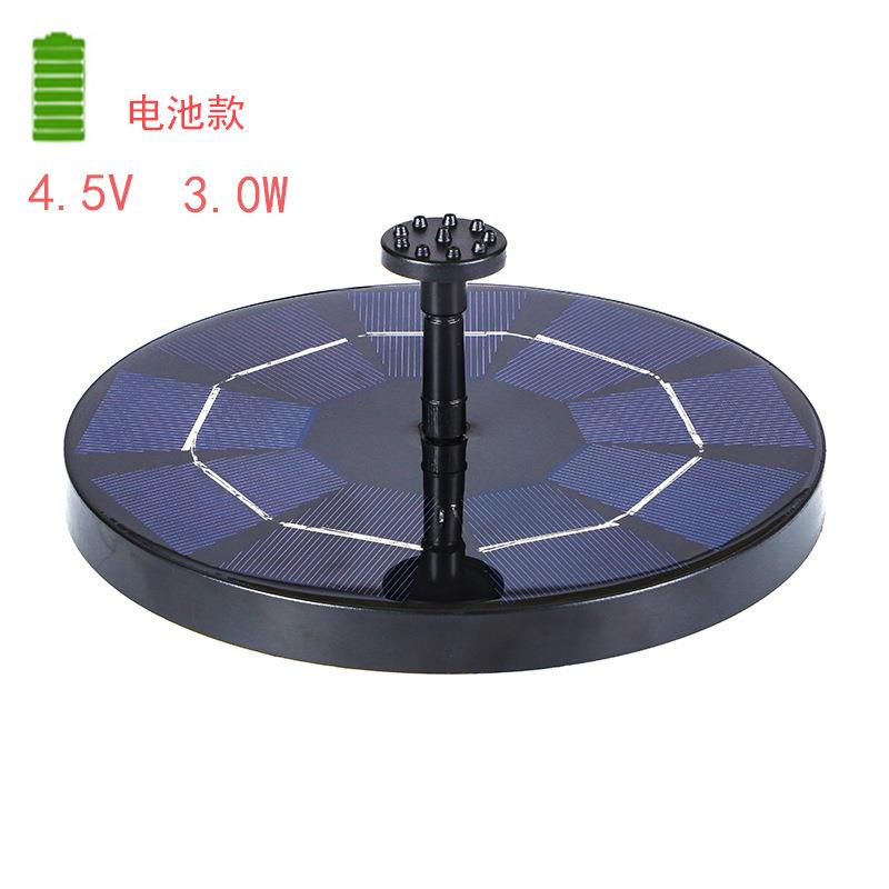 新款太阳能喷泉蓄电池太阳能喷泉太阳能漂浮喷泉创意景观室外喷泉