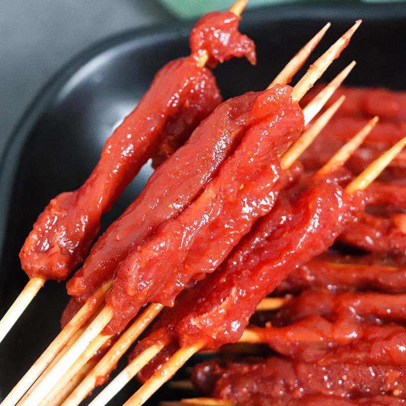 大串家风味羊肉串小鲜肉羊肉串铁板烧烤肉串小串串网红夺命小串