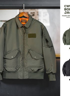 马登工装美式复古CWU45P夹克军事风飞行员轰炸机加厚外套棉服男秋