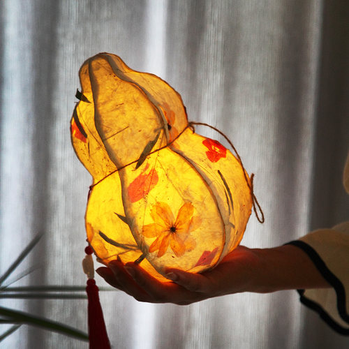 新年元宵节葫芦diy手工灯笼