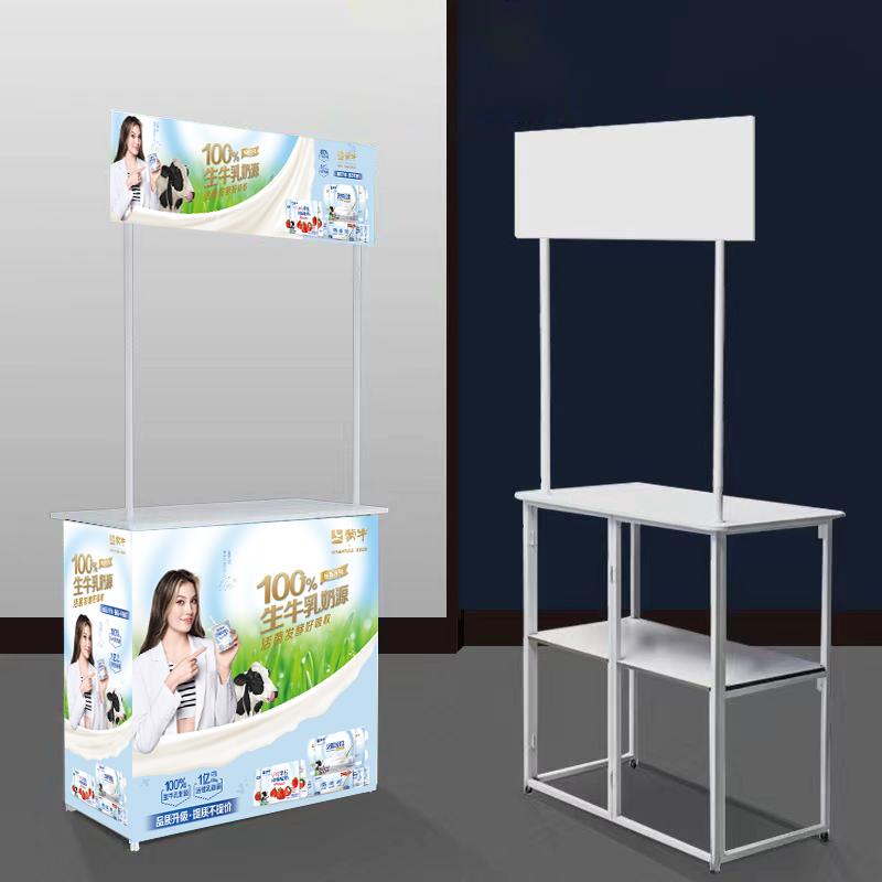 促销台展示架移动折叠便携地推桌子地摊车超市小吃车摆摊小推车