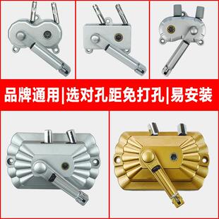 晾衣架配件手摇器双杆式凉衣架3孔升降器钢丝绳滑轮转角全套通用