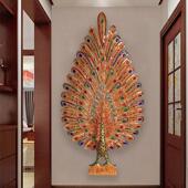 饰品泰式 东南亚风格 孔雀软装 风情木雕挂件美容院壁饰饭厅挂饰壁饰