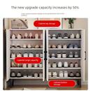 柜入户玄关柜阳台简易柜加厚背板鞋 柜家用门口靠墙鞋 架 实木鞋 新款