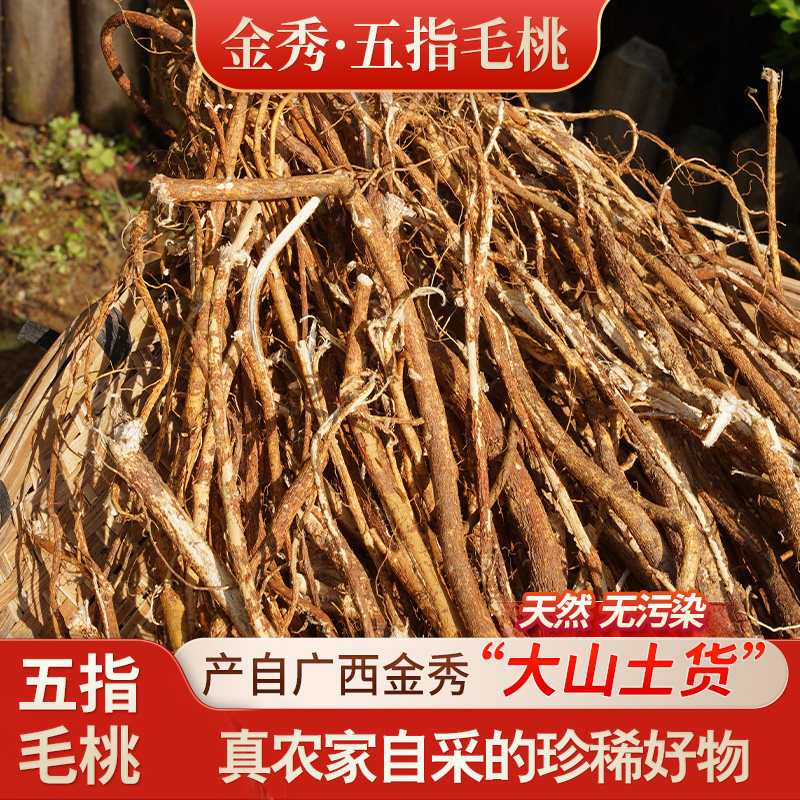 广西金秀大瑶山五指毛桃椰香五爪龙中药根新鲜干货煲汤原材料煮水
