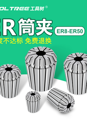 ER32弹性筒夹 ER8 11 16 20 25 40弹簧夹头数控CNC雕刻机刀柄夹头