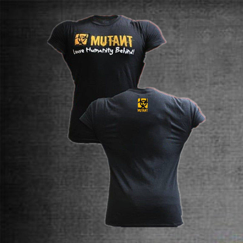 新款健身短袖男个性印花运动短袖跑步训练服宽松大码T恤