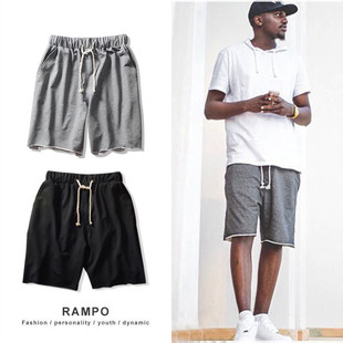 休闲五分裤 2023夏季 弹力透气运动裤 男宽松篮球训练裤 健身短裤