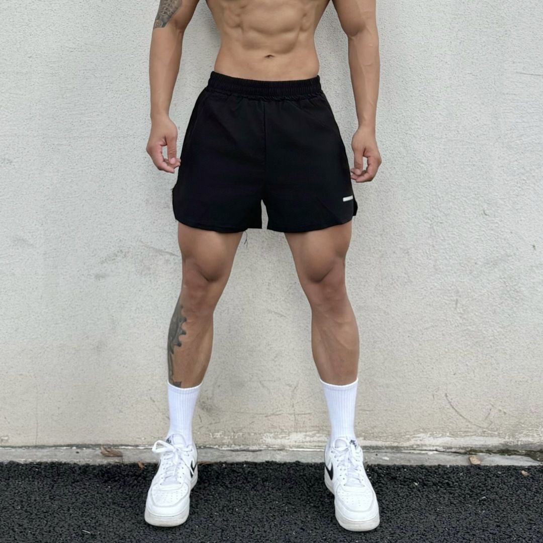 运动套装男款夏季速干宽松透气双层短裤健身户外篮球服薄款高能感